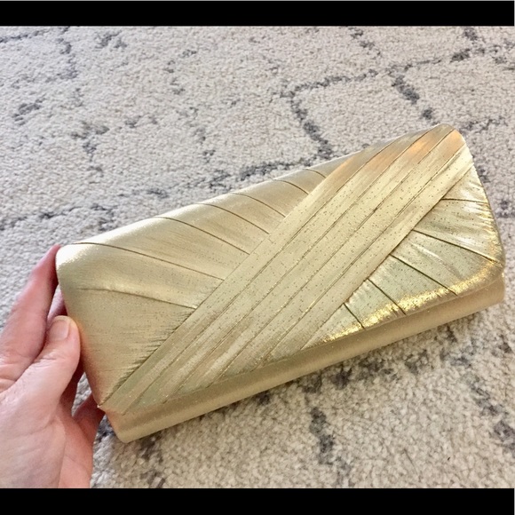 Kate Landry Bags Kate Landry Pleated Clutch Poshmark